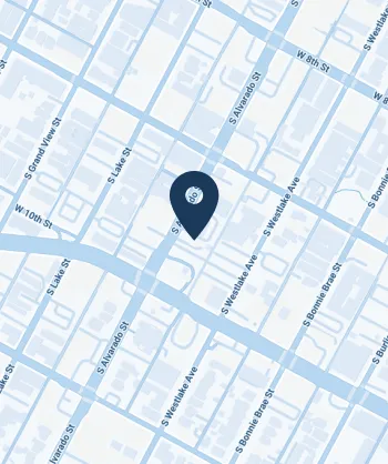 Los Angeles location map